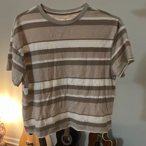 Striped Neutral Colored Tee Target